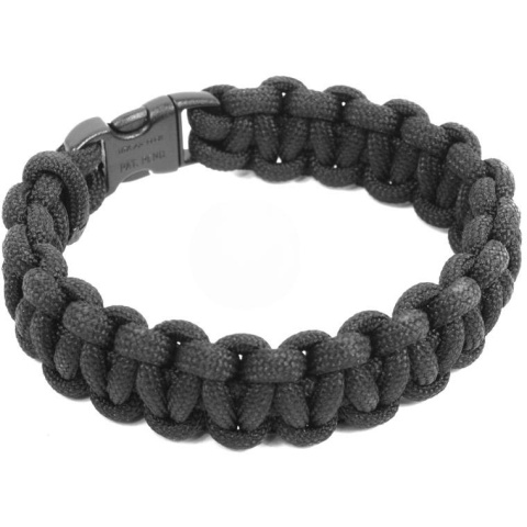 Flyye Industries Mil-Spec Paracord Survival Bracelet - BLACK