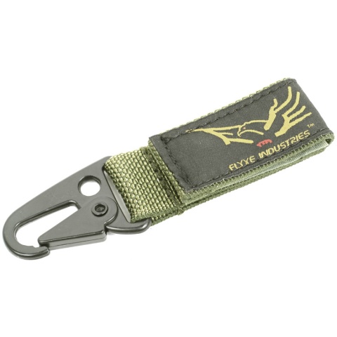 Flyye Industries Single Point Key Chain w/ Hook & Loop Strap - OD