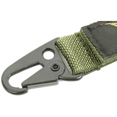 Flyye Industries Single Point Key Chain w/ Hook & Loop Strap - OD