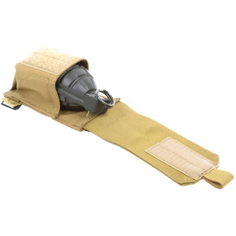 Flyye Industries MOLLE Flash Bang Grenade Pouch - Coyote Brown