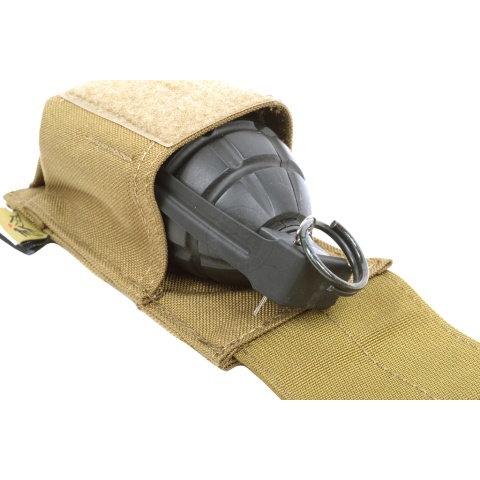 Flyye Industries MOLLE Flash Bang Grenade Pouch - Coyote Brown