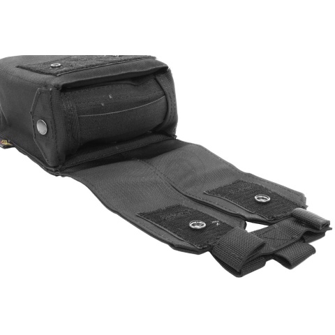 Flyye Industries MOLLE M249 200rd Drum Magazine Pouch - BLACK