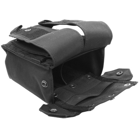 Flyye Industries MOLLE M249 200rd Drum Magazine Pouch - BLACK