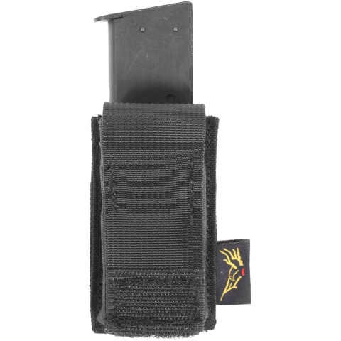 Flyye Industries MOLLE Single Stack .45 Pistol Magazine Pouch - BLACK