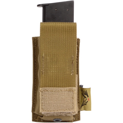 Flyye Industries MOLLE Single Stack .45 Pistol Magazine Pouch - CB