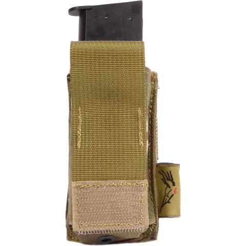 Flyye Industries Airsoft Single Stack Pistol Magazine Pouch - MULTICAM