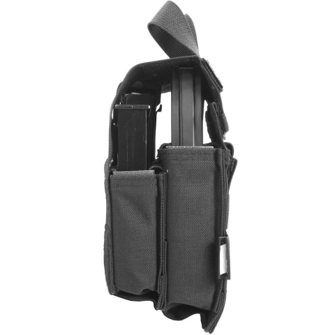 Flyye Industries MOLLE Double M4 & Quad Pistol Magazine Pouch - BLACK