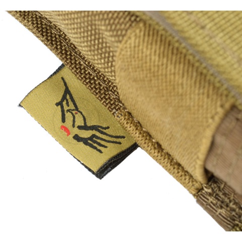 Flyye Industries MOLLE Single 9mm Pistol Mag Pouch - COYOTE BROWN