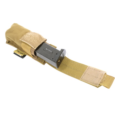Flyye Industries MOLLE Single 9mm Pistol Mag Pouch - COYOTE BROWN