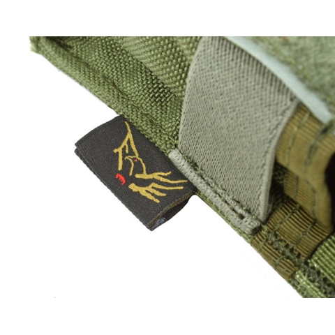 Flyye Industries MOLLE Single 9mm Style Pistol Magazine Pouch - OD