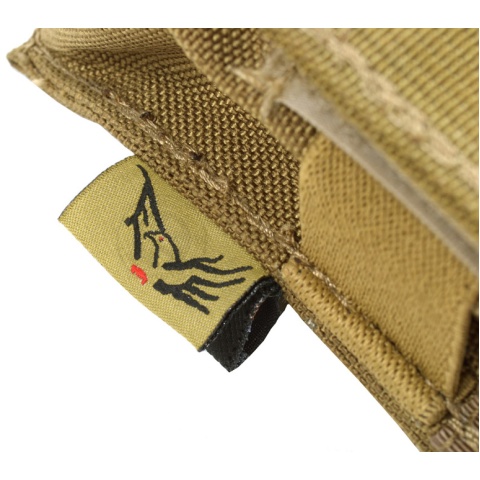 Flyye Industries MOLLE Double 9mm Pistol Mag Pouch - COYOTE BROWN