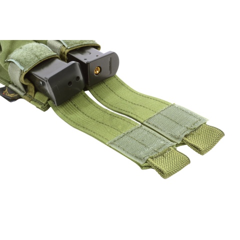 Flyye Industries MOLLE Double 9mm Style Pistol Magazine Pouch - OD