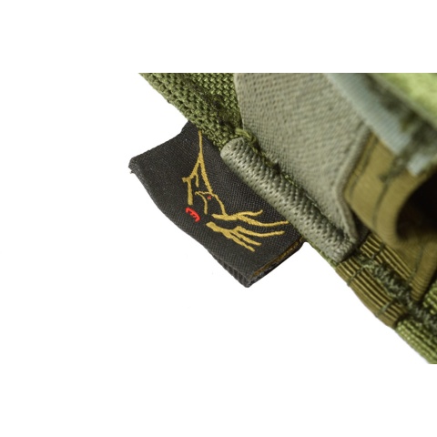Flyye Industries MOLLE Double 9mm Style Pistol Magazine Pouch - OD