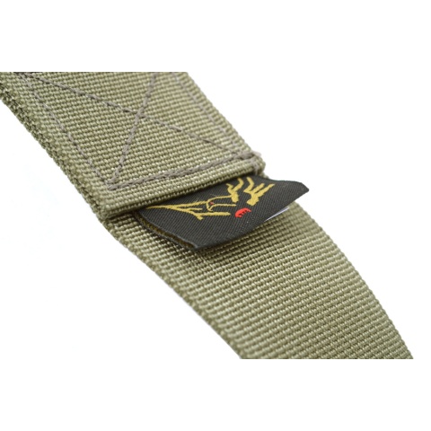 Flyye Industries Tactical Single Point Rifle Sling - Ranger Green