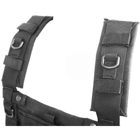 Flyye Industries 1000D Cordura WSH MOLLE Chest Rig - BLACK