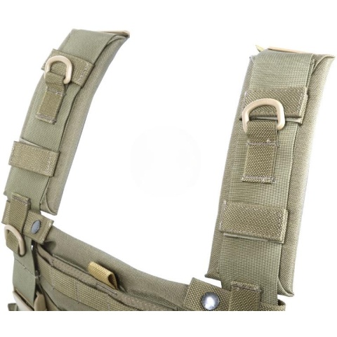 Flyye Industries 1000D Cordura WSH MOLLE Chest Rig - RANGER GREEN