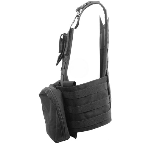 Flyye Industries 1000D MOLLE Plate Carrier w/ Pouches - BLACK