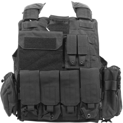 Flyye Industries 1000D 9-Pouch Maritime Force Recon Vest - BLACK