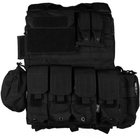 Flyye Industries 1000D Cordura Large Recon Vest w/ 9 Pouches - BLACK