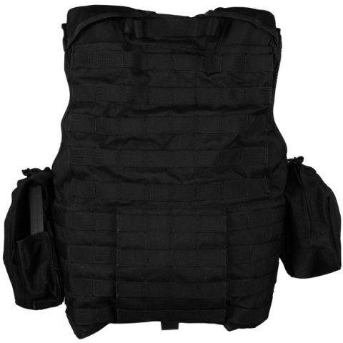 Flyye Industries 1000D Cordura Large Recon Vest w/ 9 Pouches - BLACK