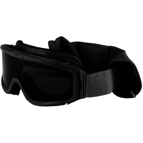 Bobster ALPHA ANSI Z87 Ballistic Rated Goggles w/ Clear + Smoke Lenses