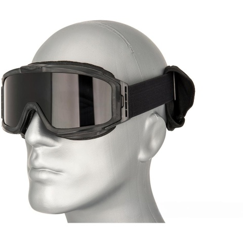 Bobster ALPHA ANSI Z87 Ballistic Rated Goggles w/ Clear + Smoke Lenses