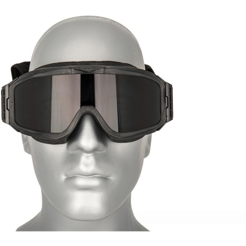 Bobster ALPHA ANSI Z87 Ballistic Rated Goggles w/ Clear + Smoke Lenses