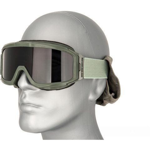 Bobster ALPHA ANSI Z87 Ballistic Rated Goggles w/ Extra Lenses - OD