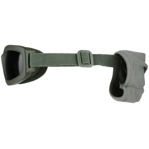 Bobster Bravo ANSI Z87 Ballistic Rated Goggles w/ Extra Lenses - OD