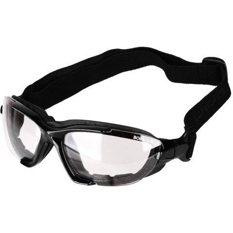 Bobster Renegade Convertible Safety Rated Tactical Goggles - BLACK