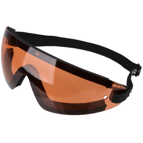 Bobster Airsoft Wrap Around Frameless Safety Goggles w/ Amber Lens