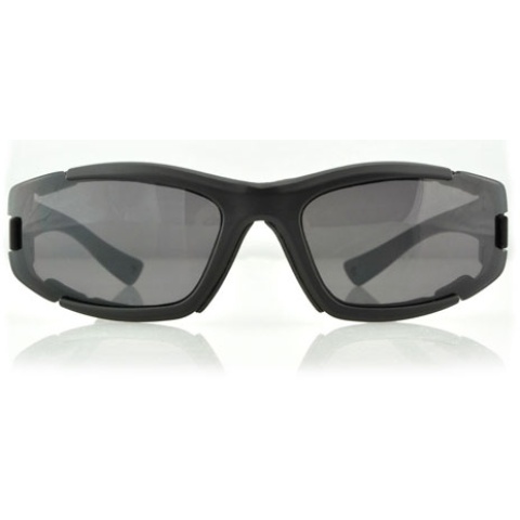 Bobster Resolve ANSI Z87 Rated Sunglasses w/ Goggle Strap - BLACK