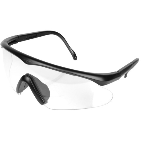 Bobster ESB Wrap-Around ANSI Z87 Airsoft Shooting Glasses - BLACK