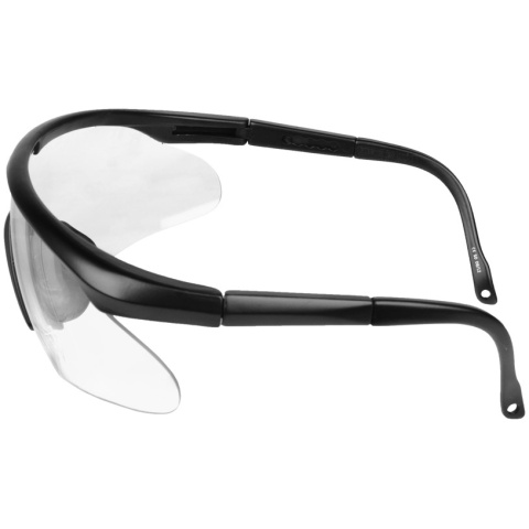 Bobster ESB Wrap-Around ANSI Z87 Airsoft Shooting Glasses - BLACK