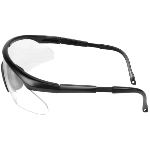 Bobster ESB Wrap-Around ANSI Z87 Airsoft Shooting Glasses - BLACK