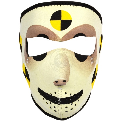 Zan Headgear Airsoft Crash Test Dummy Full Face Mask - YELLOW/BLACK