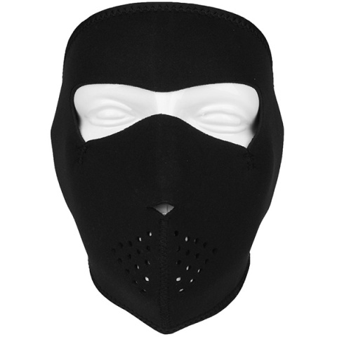 Zan Headgear Tactical Airsoft Neoprene Full Face Mask - BLACK