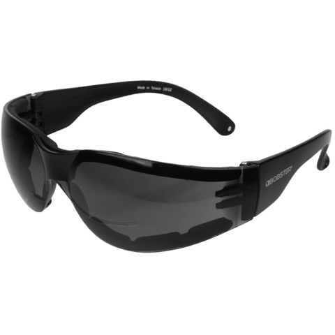 Bobster Shield III Shooting Glasses ANSI Z87 Rated - SMOKE GRAY LENS