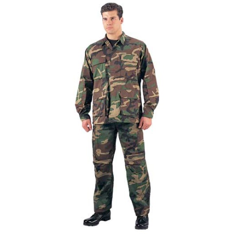Rothco Ultra Force S.W.A.T. Cloth BDU Shirt - WOODLAND