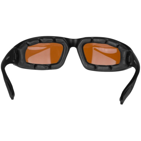 Bobster Foamerz 2 Full Seal Sunglasses ANSI Z87 Rated - AMBER LENS