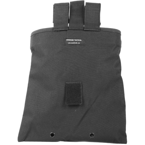 G-Force MOLLE Large Roll-Up Dump Pouch w/ Drawstring Closure - BLACK