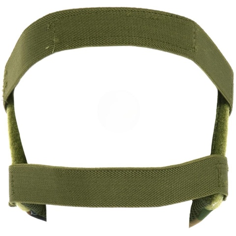 Black Bear RAVEN Steel Mesh Padded Airsoft Face Mask - WOODLAND