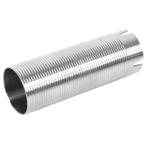 SHS X-Mod Airsoft Steel 4-Port Ringed Cylinder - Mid (407 - 455mm)