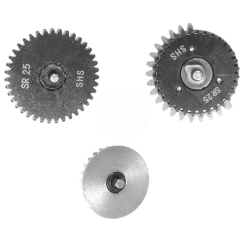 SHS X-Mod Airsoft SR-25 AEG High Torque Reinforced Steel Gear Set