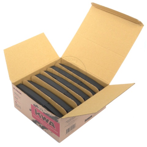 6X KWA Airsoft 120rd Ergonomic Polymer K120 Mid-Capacity Magazines