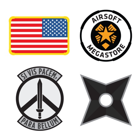 Airsoft Megastore Players Patch COMBO - Premium Hi-Fidelity Series
