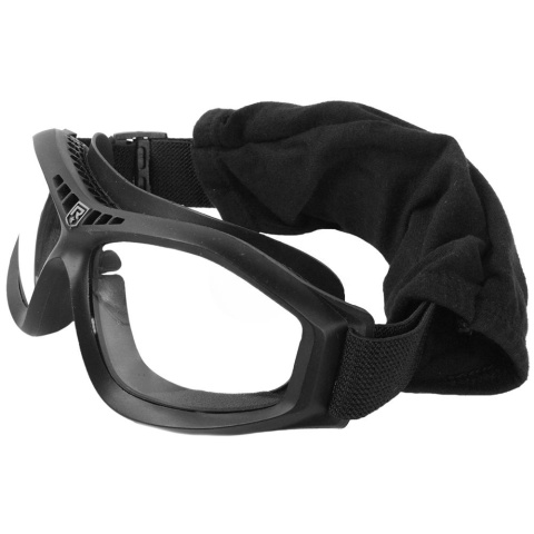 Revision Bullet Ant Ballistic Goggles w/ Clear Lenses - BLACK