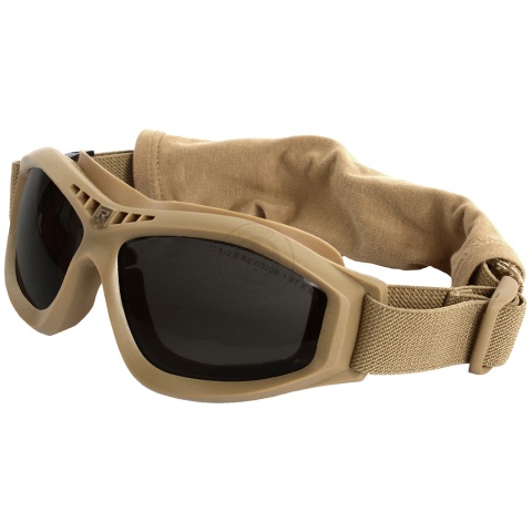 Revision Bullet Ant Ballistic Goggles w/ Solar Lenses - TAN
