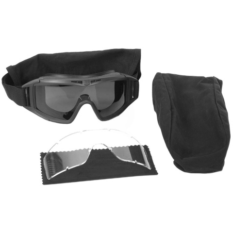Revision Desert Locust Ballistic Goggle System Package - BLACK