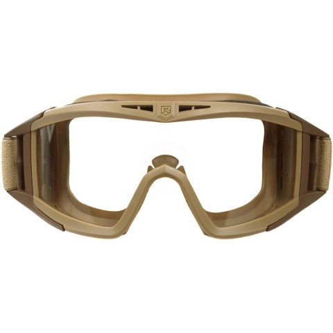 Revision Locust Ballistic Airsoft Goggle - Clear & Solar Lens - TAN